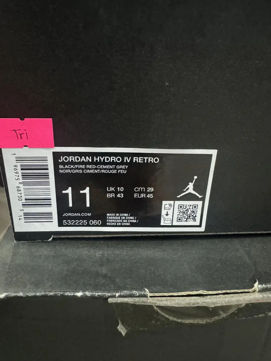 21104 - JORDAN HYDRO 4 SLIDE BLACK CEMENT (FS) | Item Details ...