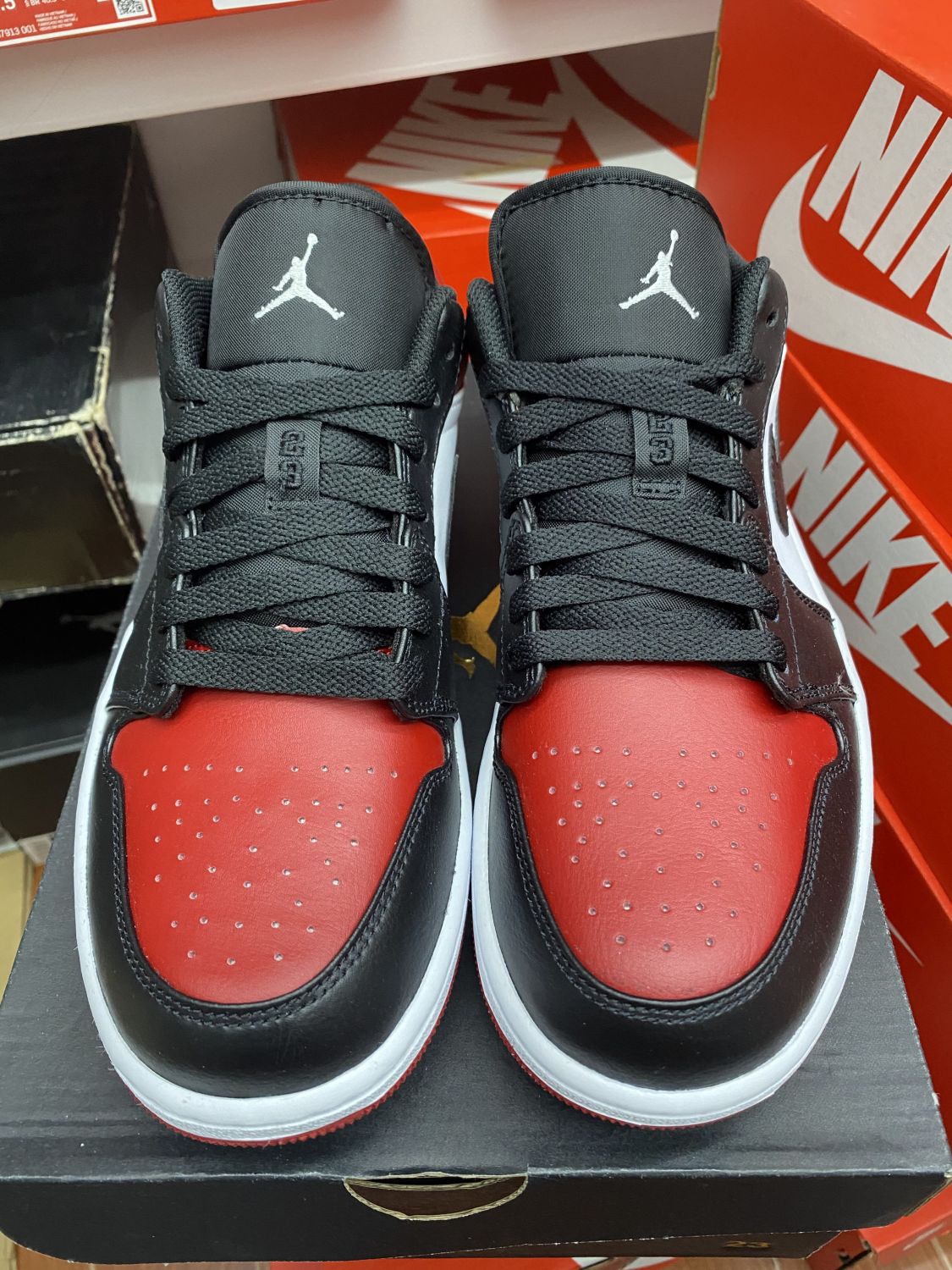 Jordan 1 low bred on sale 2018