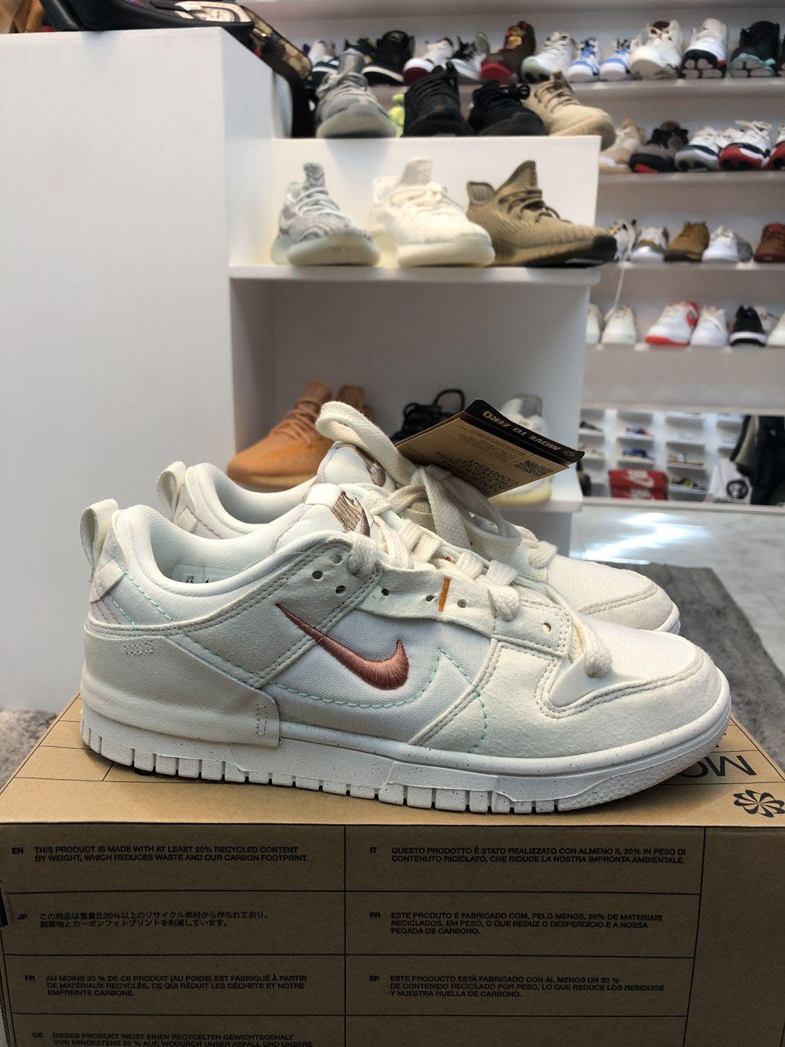 womens dunk low disrupt ivory
