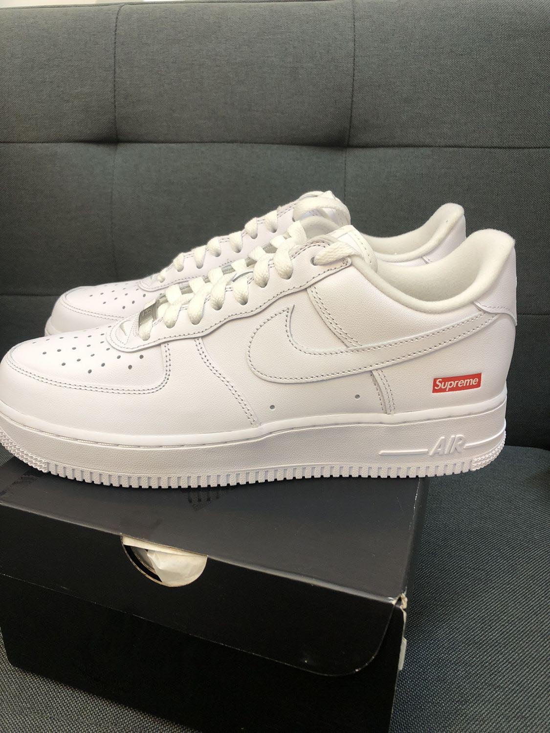 907 - Nike air force 1 x supreme white | Item Details - Phenomenalsole